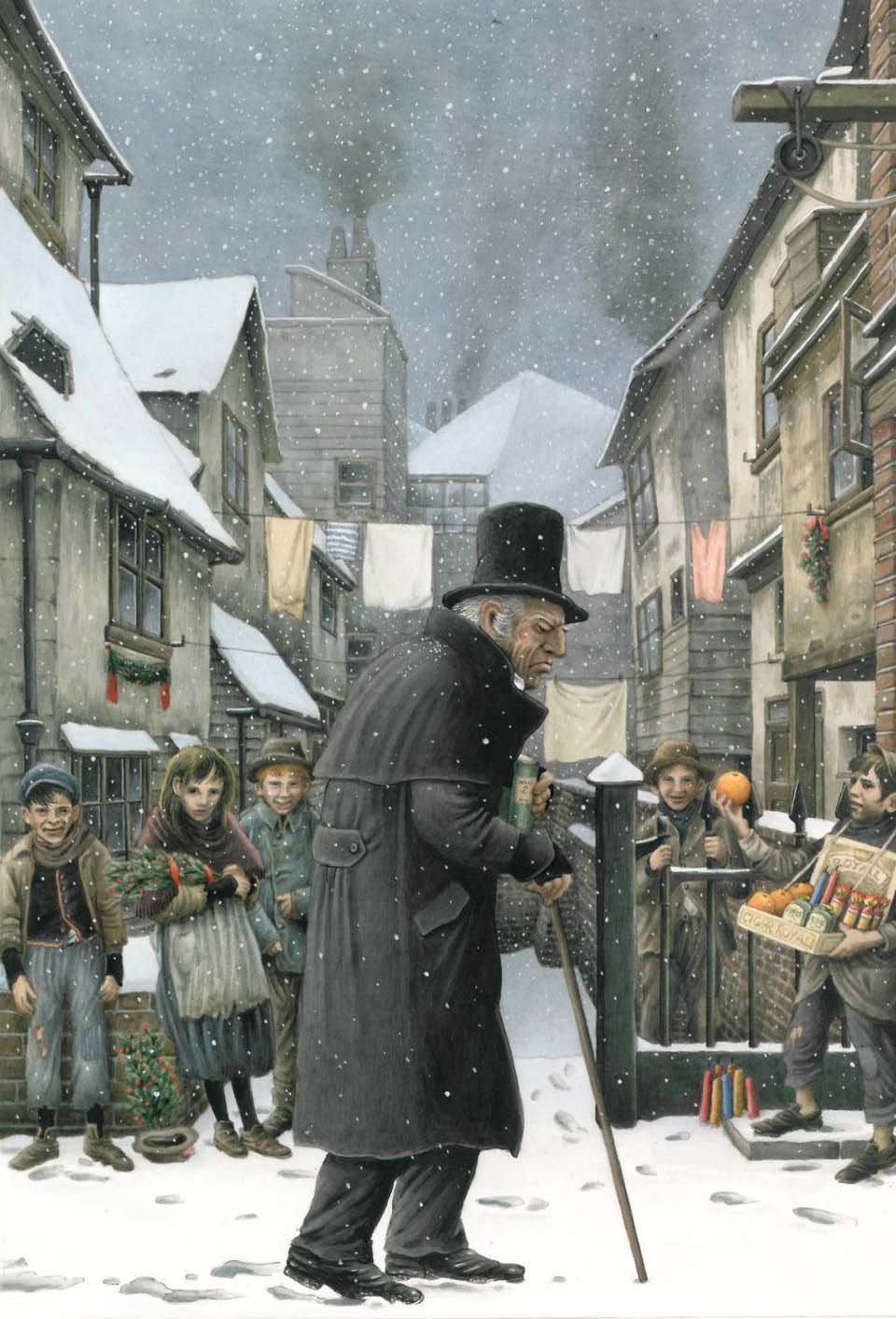 A Christmas carol illustré par Roberto Innocenti