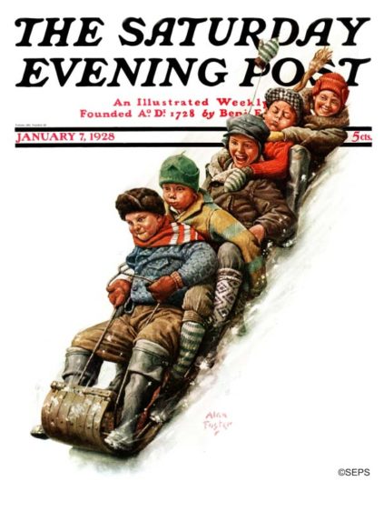 1928-01-07 Tobogganing