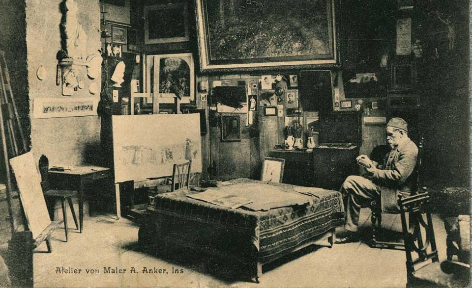 atelier d'Albert Anker