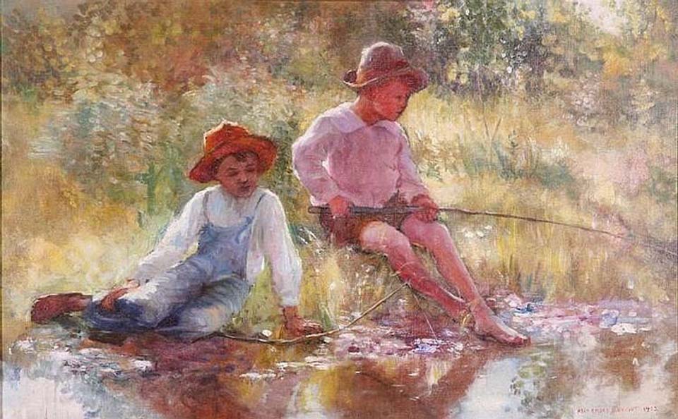 Boys fishing