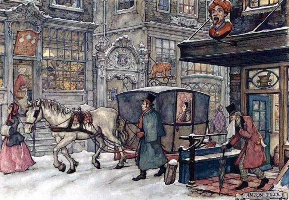 peinture de Anton Pieck