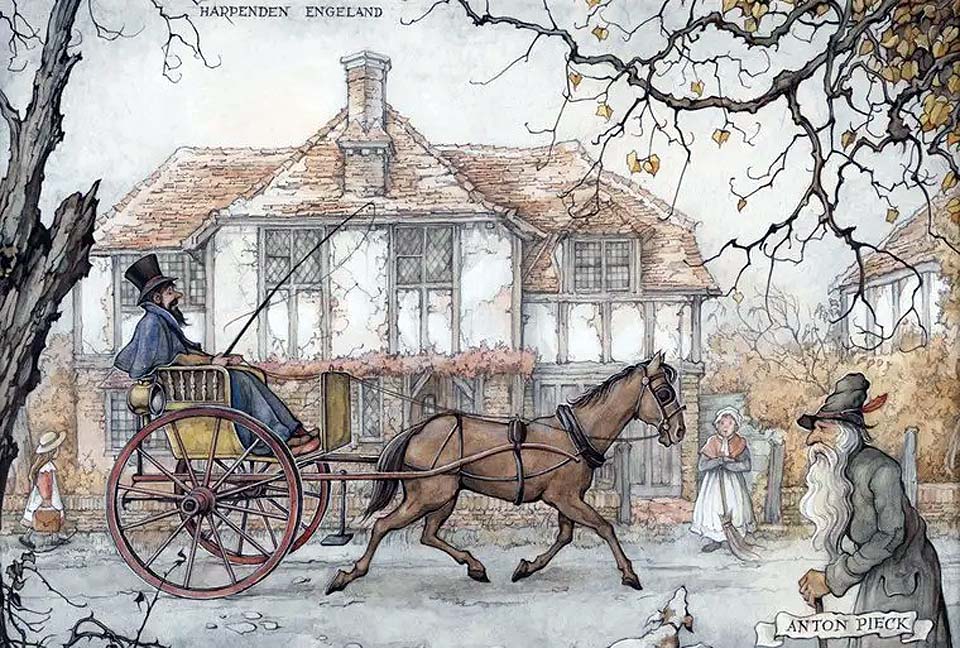 peinture de Anton Pieck