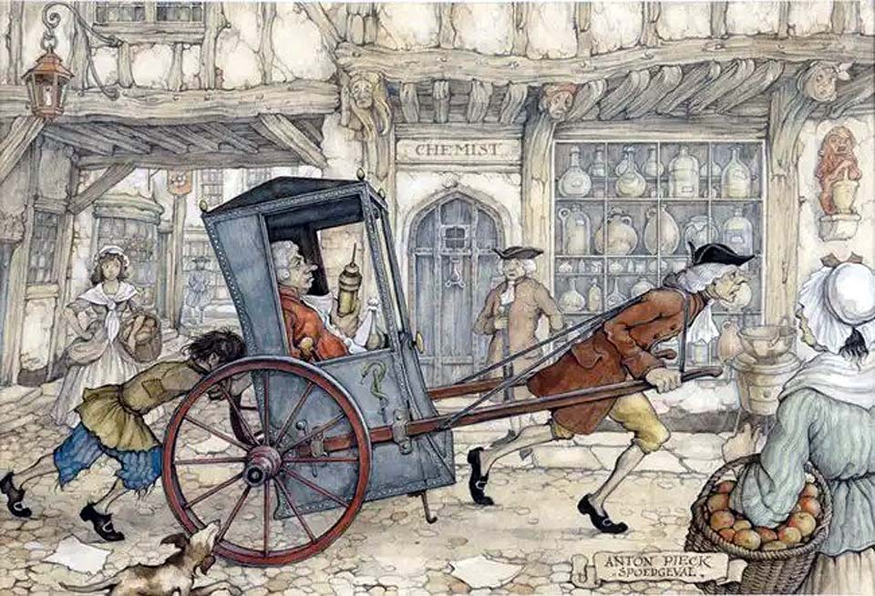 peinture de Anton Pieck