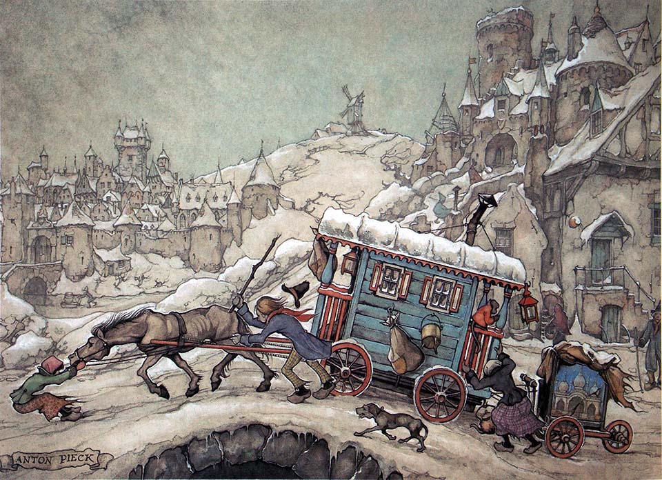 peinture de Anton Pieck