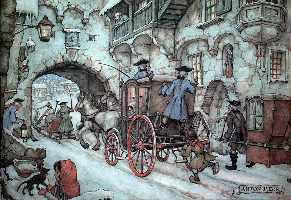 peinture de Anton Pieck