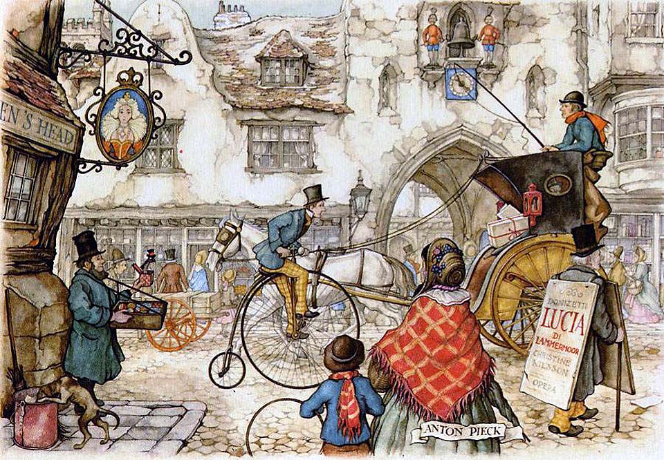 peinture de Anton Pieck