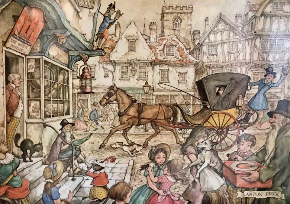 peinture de Anton Pieck