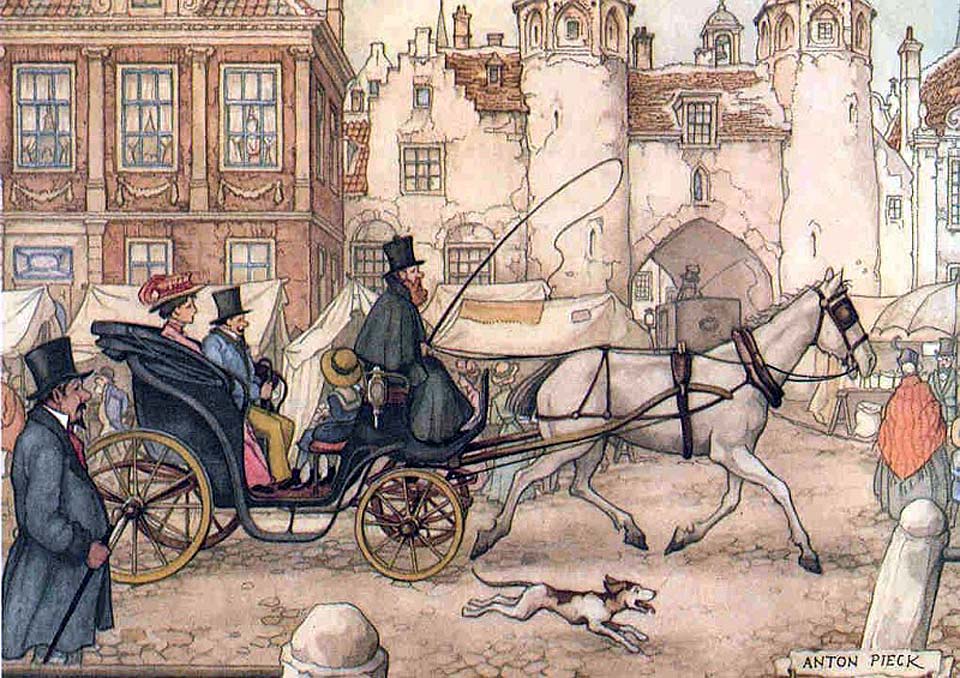 peinture de Anton Pieck