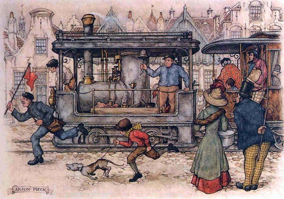 peinture de Anton Pieck