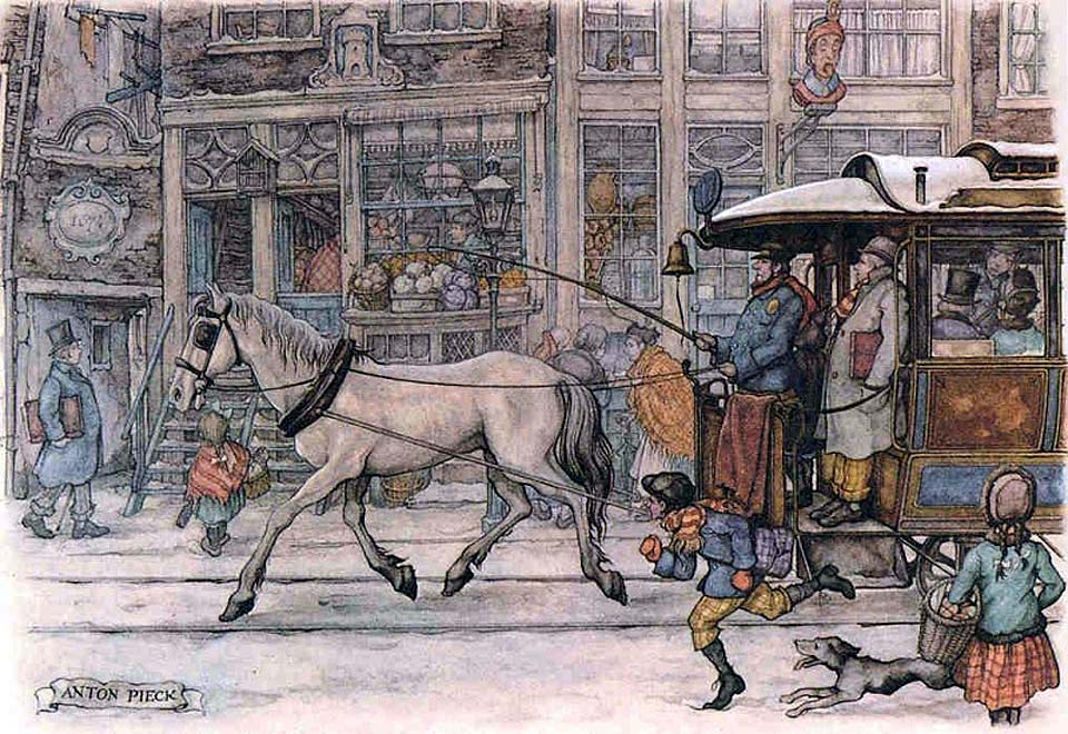 peinture de Anton Pieck