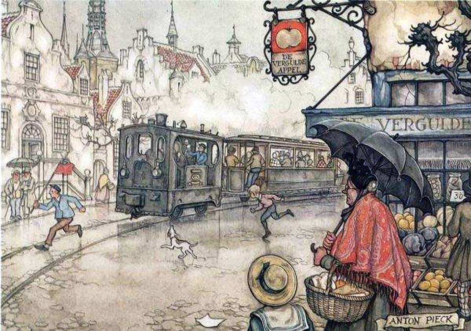 peinture de Anton Pieck