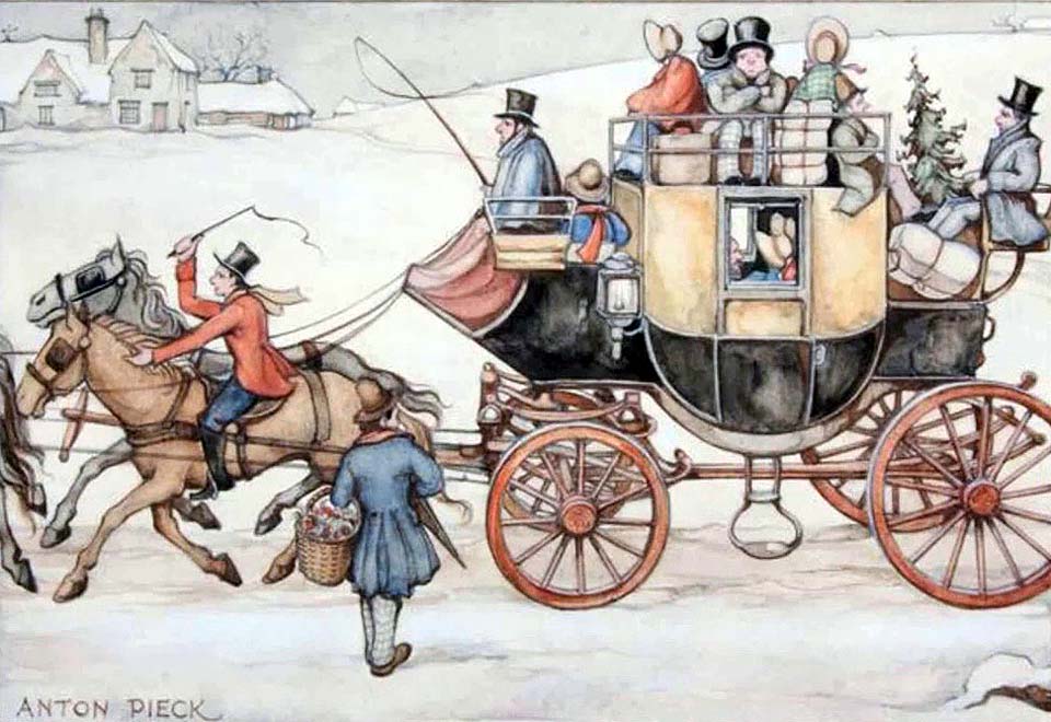 peinture de Anton Pieck