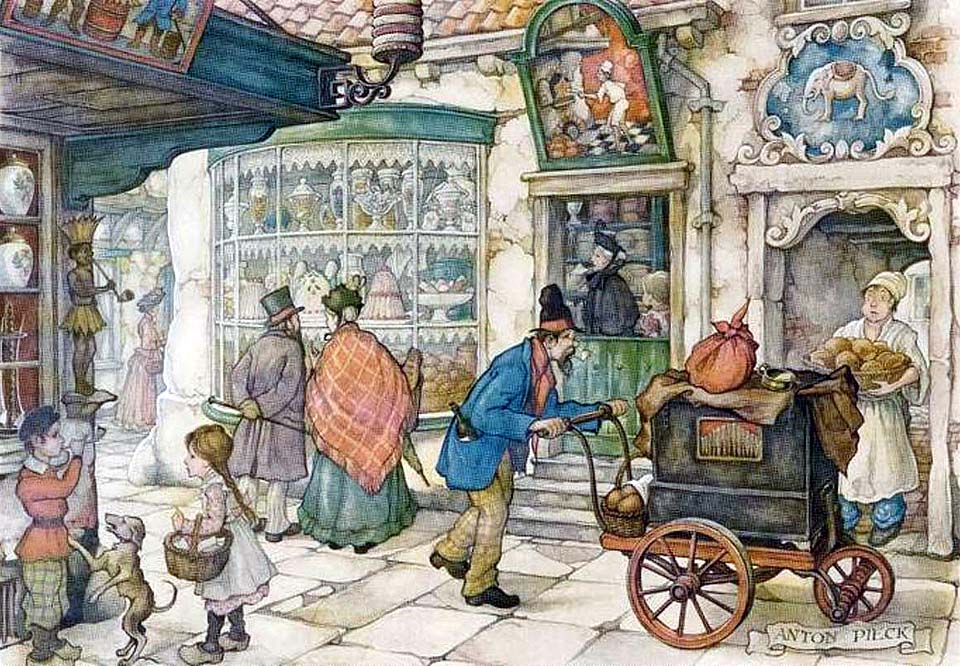 peinture de Anton Pieck