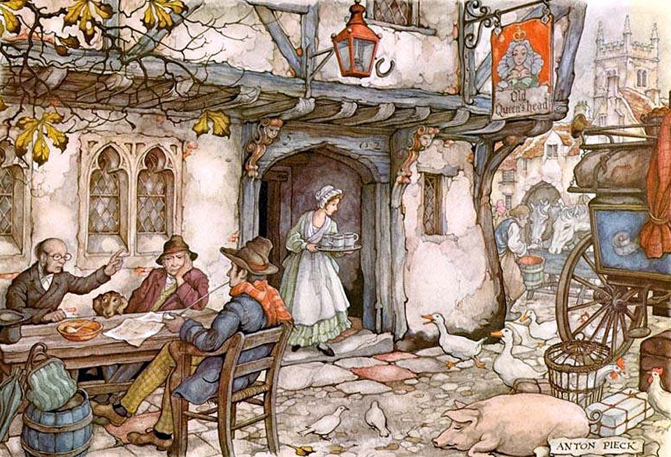 peinture de Anton Pieck