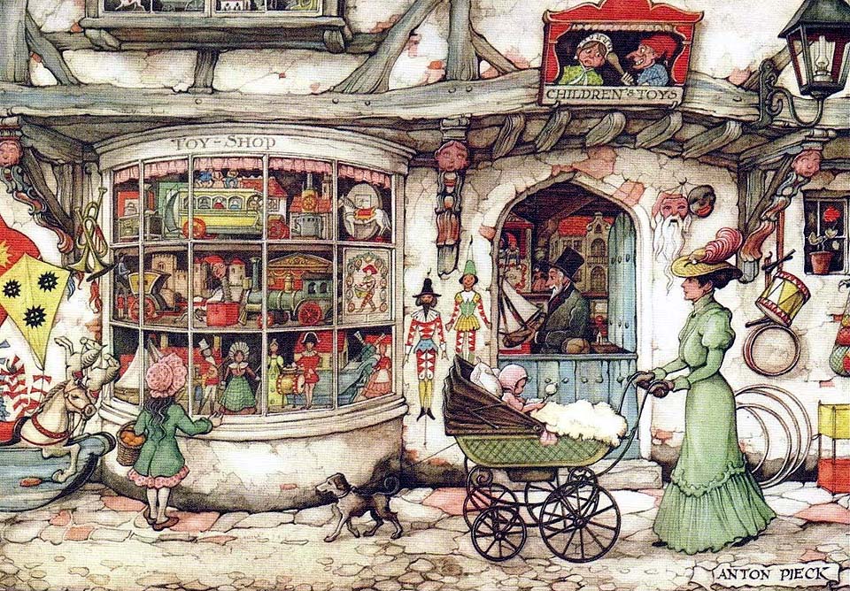 peinture de Anton Pieck