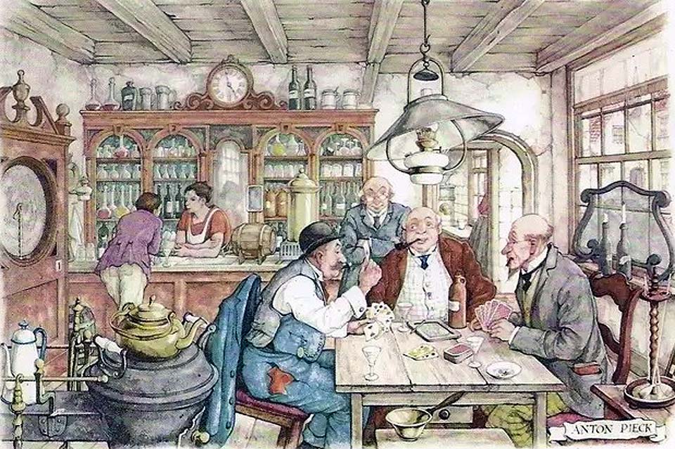 peinture de Anton Pieck