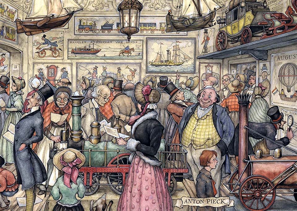 peinture de Anton Pieck