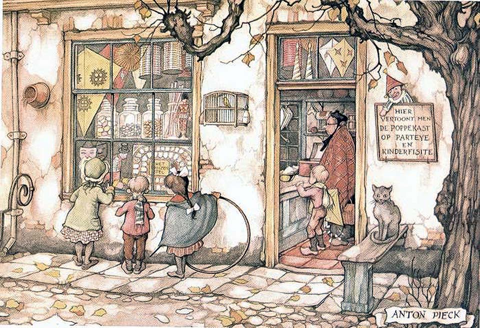 peinture de Anton Pieck