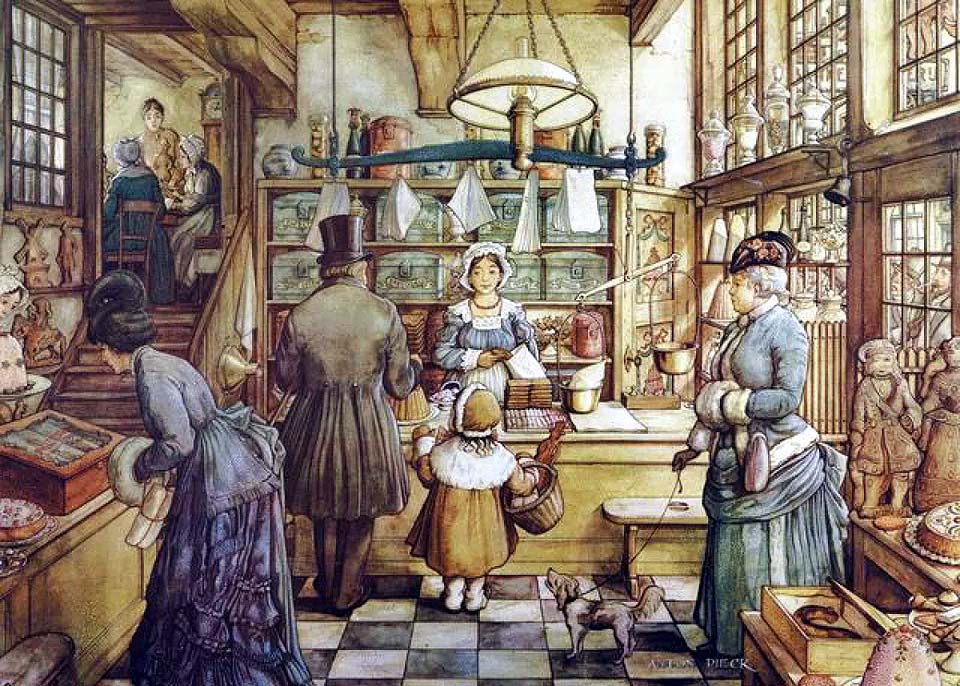 peinture de Anton Pieck