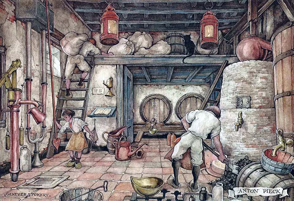 peinture de Anton Pieck