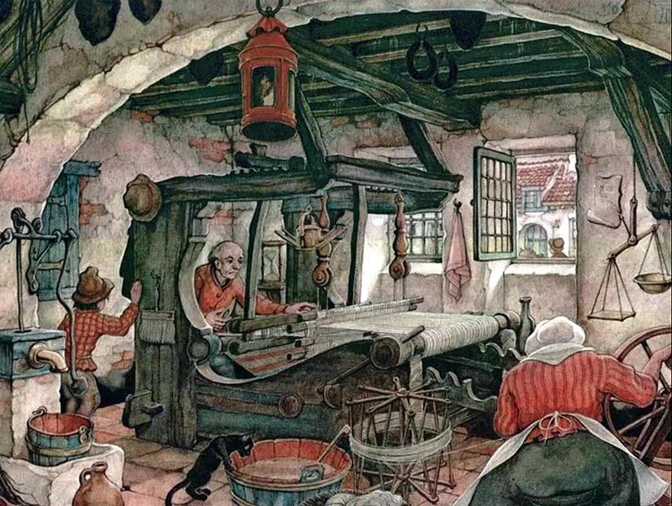 peinture de Anton Pieck