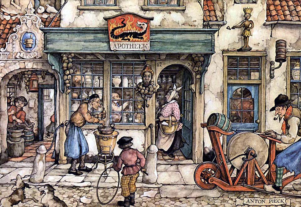 peinture de Anton Pieck