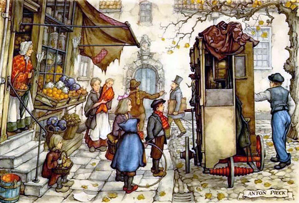 peinture de Anton Pieck