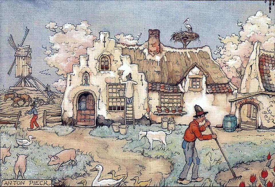 peinture de Anton Pieck