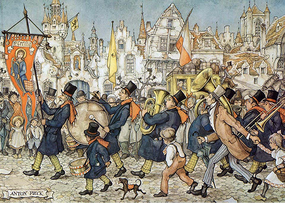 peinture de Anton Pieck