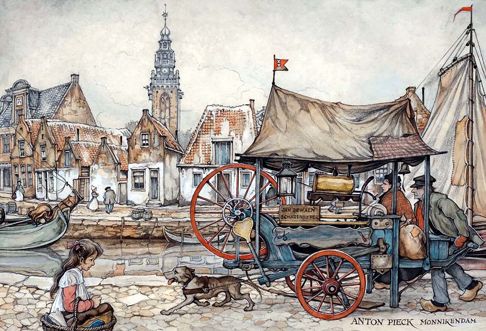 peinture de Anton Pieck