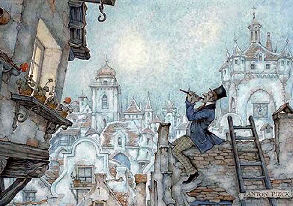 peinture de Anton Pieck