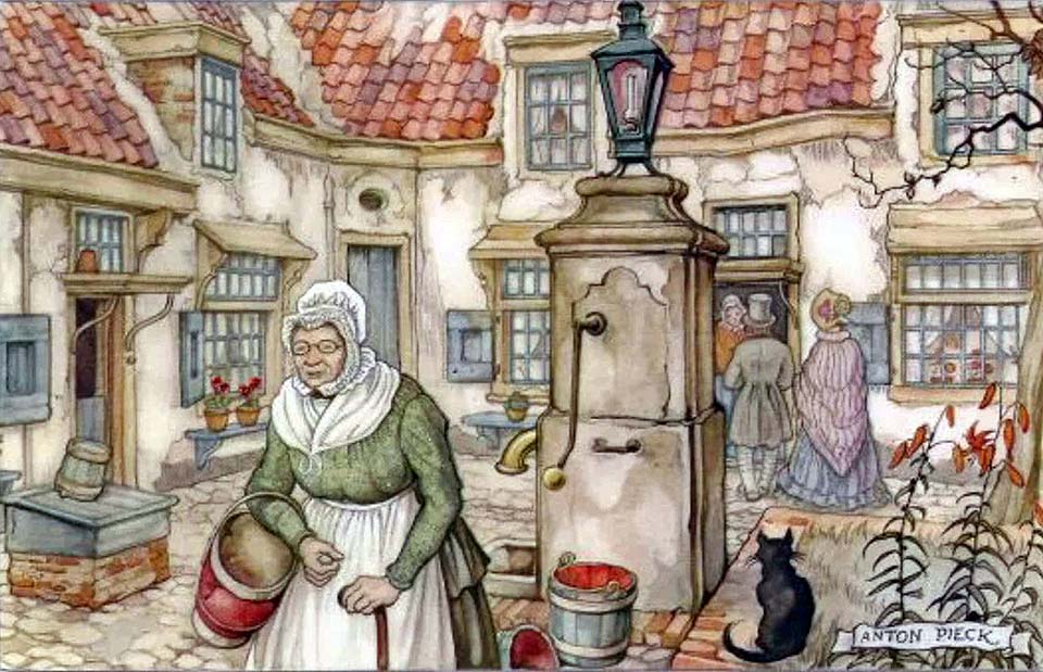 peinture de Anton Pieck