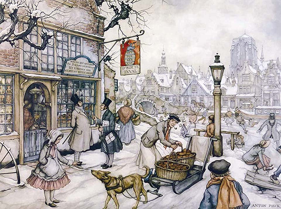 peinture de Anton Pieck