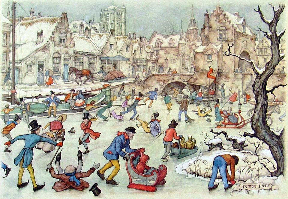 peinture de Anton Pieck