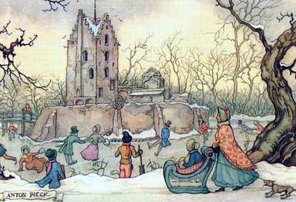 peinture de Anton Pieck