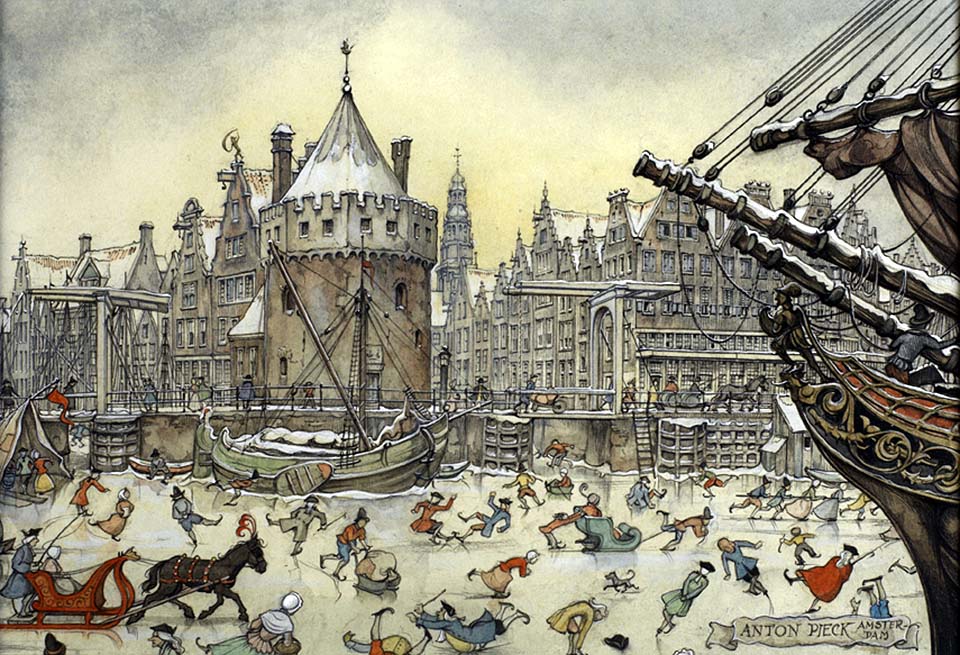 peinture de Anton Pieck