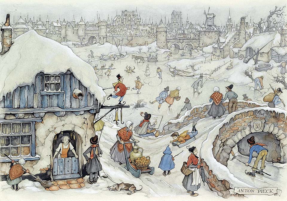 peinture de Anton Pieck