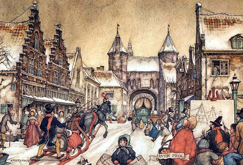 peinture de Anton Pieck