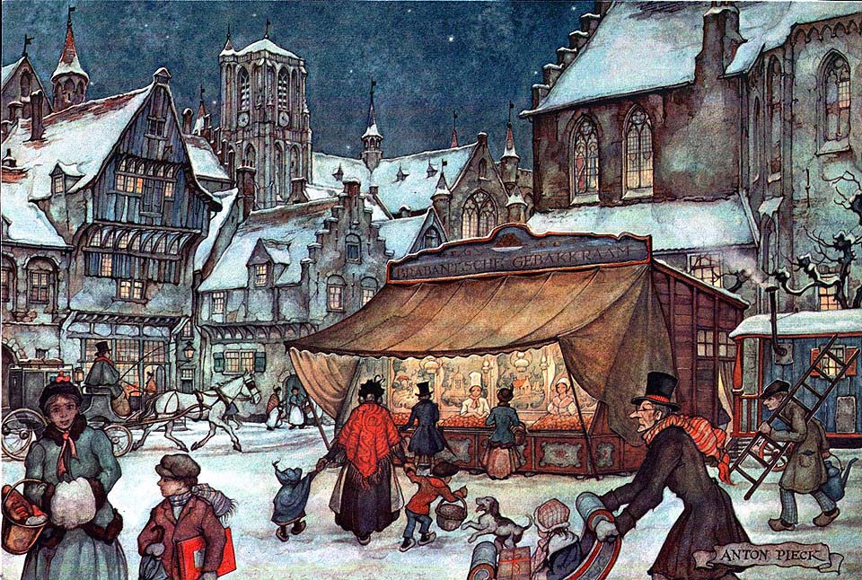 peinture de Anton Pieck