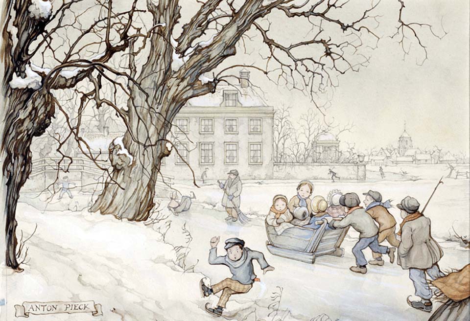 peinture de Anton Pieck