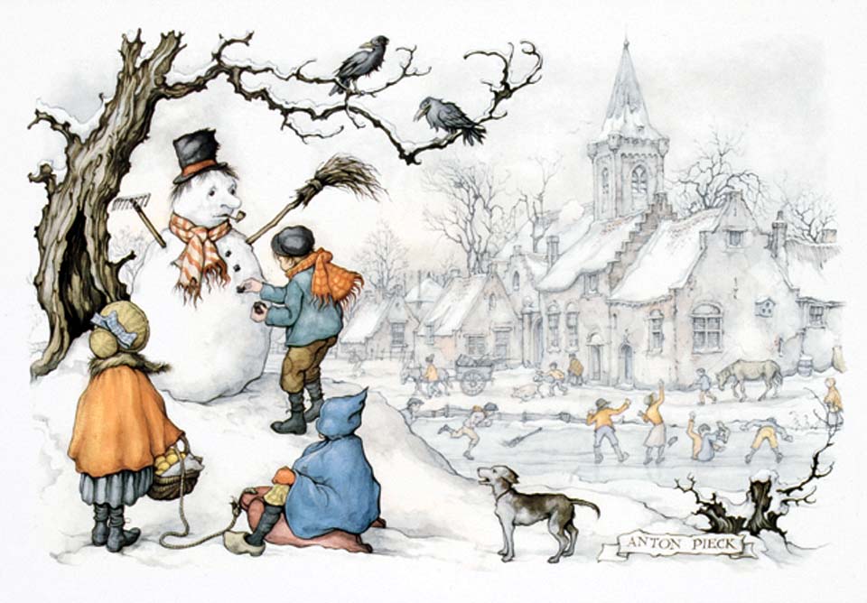 peinture de Anton Pieck