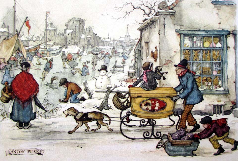 peinture de Anton Pieck