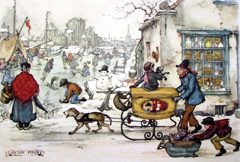 peinture de Anton Pieck