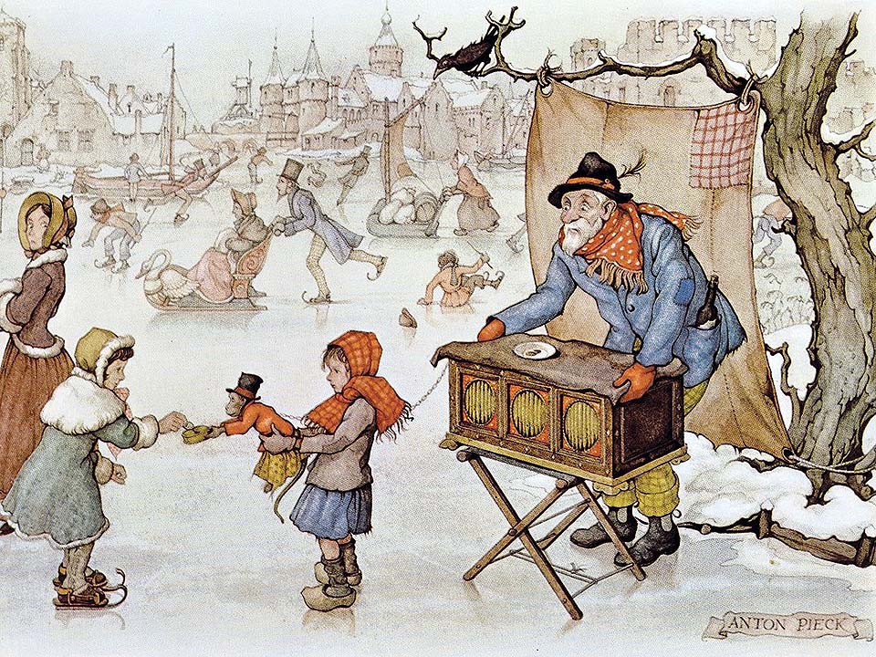 peinture de Anton Pieck