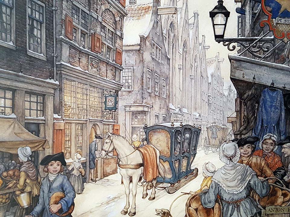 peinture de Anton Pieck