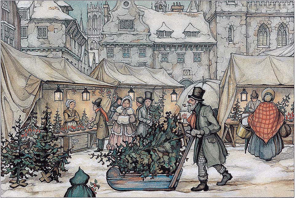 peinture de Anton Pieck