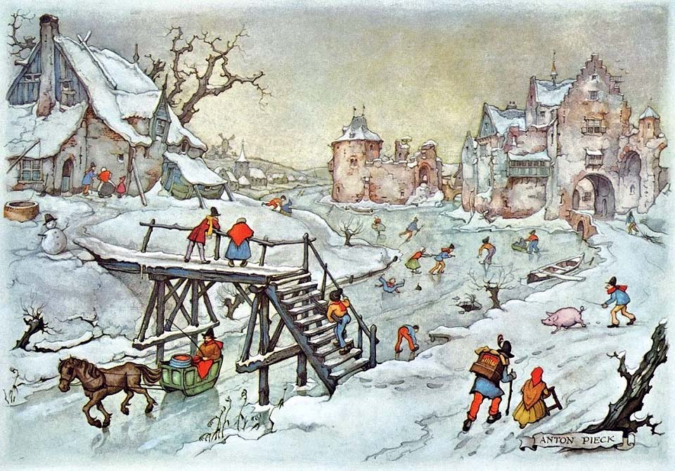 peinture de Anton Pieck