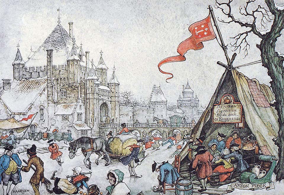 peinture de Anton Pieck