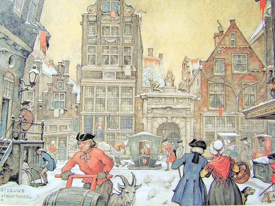 peinture de Anton Pieck