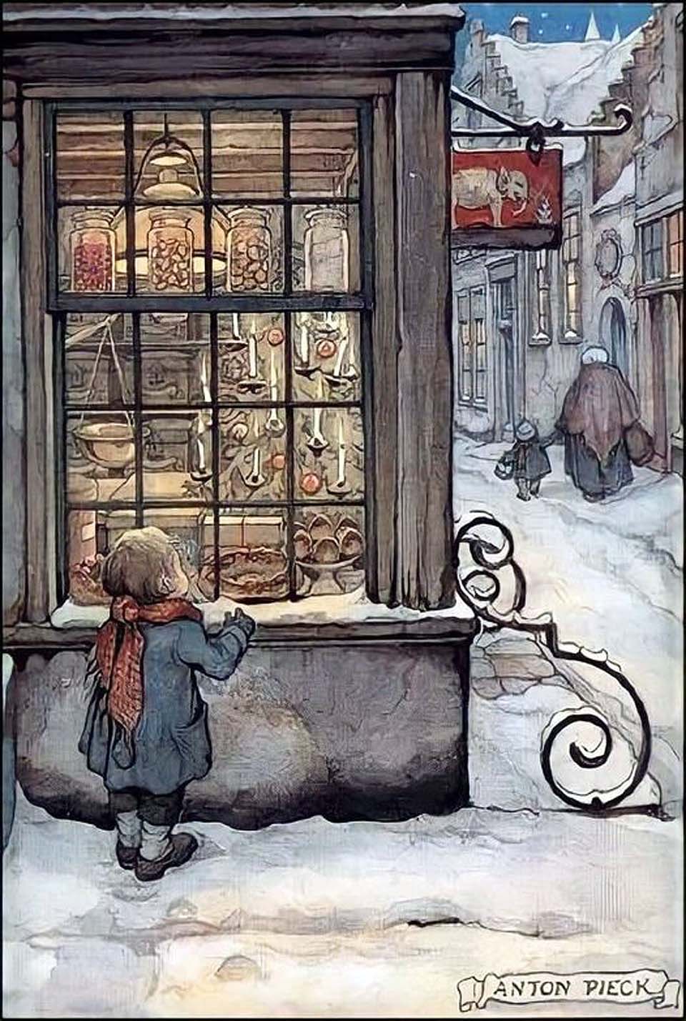 peinture de Anton Pieck